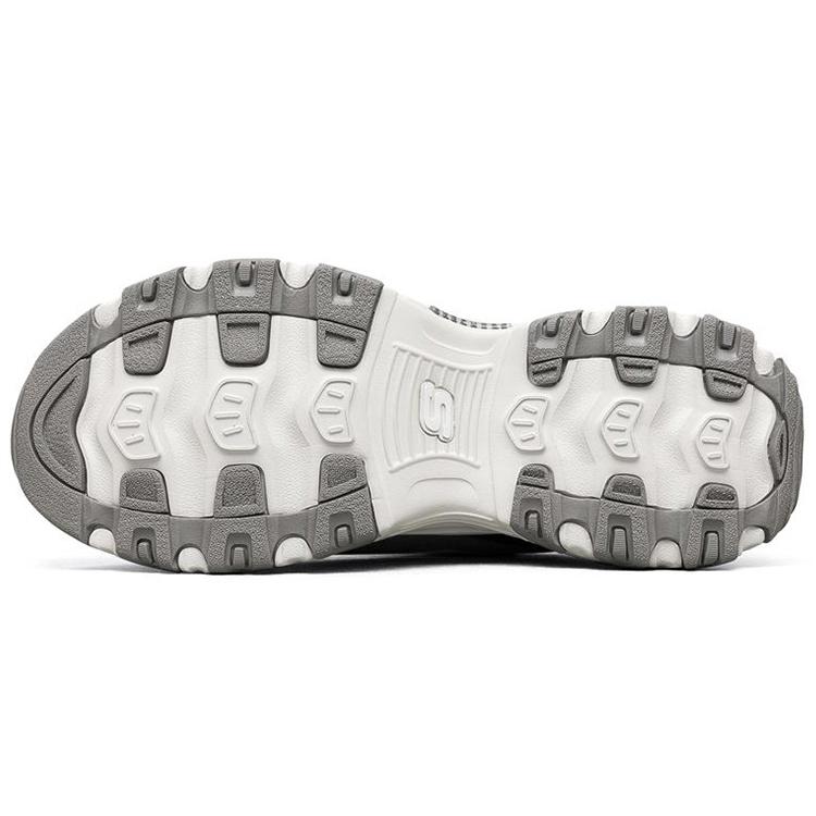 Skechers D'Lites 1.0 Low-Top Running Shoes Black/Grey Men's 237153-BKGY