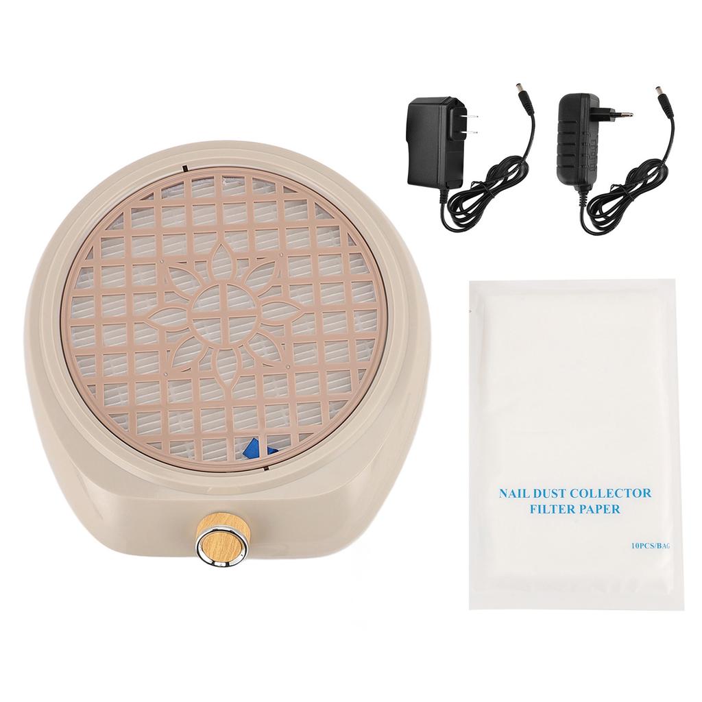 Nail Dust Collector Brushless Turbo Professional Adjustable Strong Suction Nail Vacuum Cleaner with