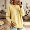 Women's Fashion Thick Neck Color Sweater for Casual Warmth