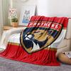 Florida Panthers Flannel Blanket, High Quality Comfortable for All Seasons, Home Decor, Warmth and Comfort