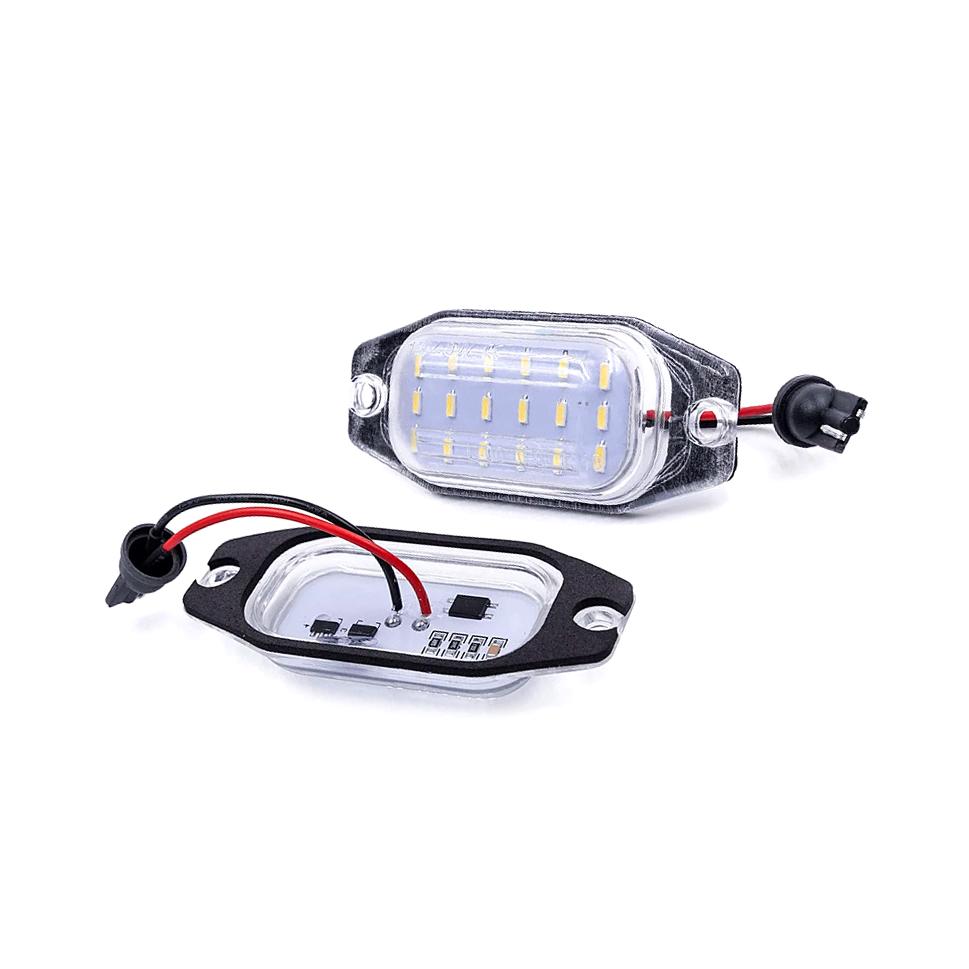 Error Free White LED License Plate Light Number Plate Lamp For Toyota Land Cruiser Prado 2010 2011 2012 2013 2014 2015 2016