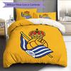 Real Sociedad Pattern Bedding Quilt Set  Home Decoration  Gift (1 * duvet cover + 2 * pillowcase  without core)