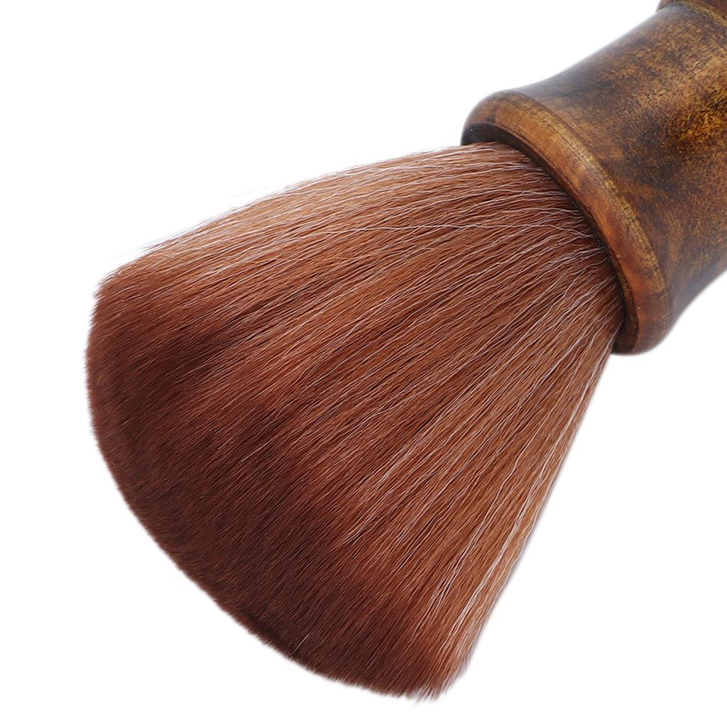 Professional Neck Duster Brush Haircut Neck Hair Removal Brush Wooden Handle Neck Brush