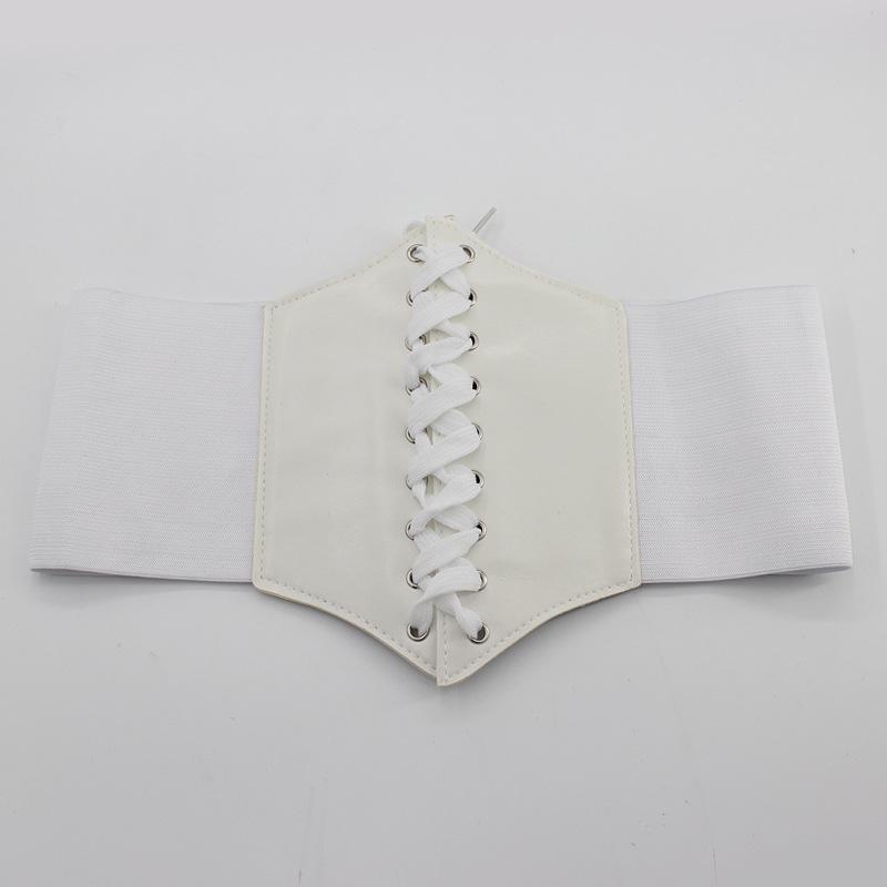 

Women s Slimming Wide Waist Belt - Body Shaping & Stylish Court Design білий
