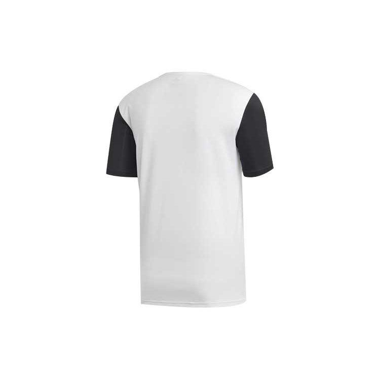 Adidas T Shirts Men's Black/White Crew Neck Moderate Straight Fit DP3234