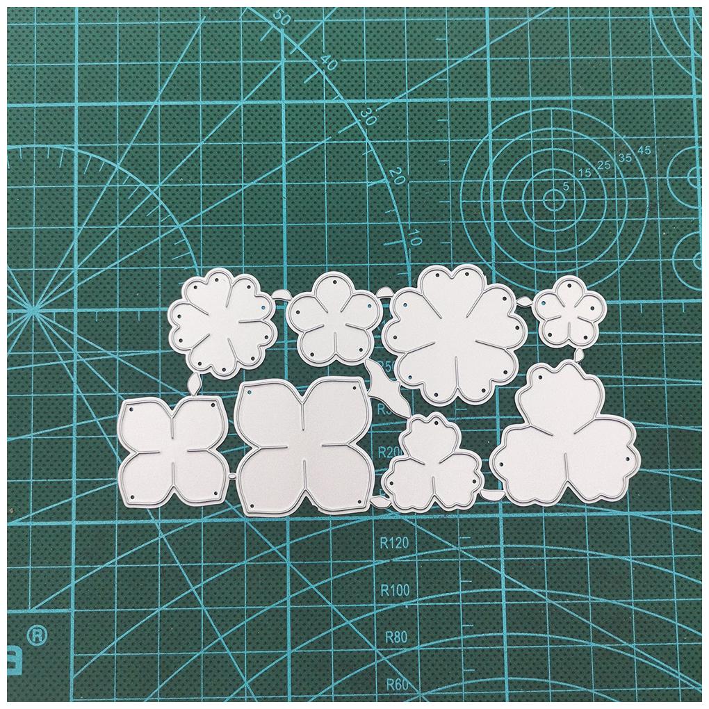 Carbon Steel Die Mold Paper Cards Photo Album Flower Shape Moulds DIY Crafting Template Embossing Stencil Handicraft Accessories