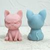 3D Animal Candle Mold, Angry Cat Candle Mold for DIY Candle Gypsum Ornaments Home Decorations, Epoxy Resin Casting