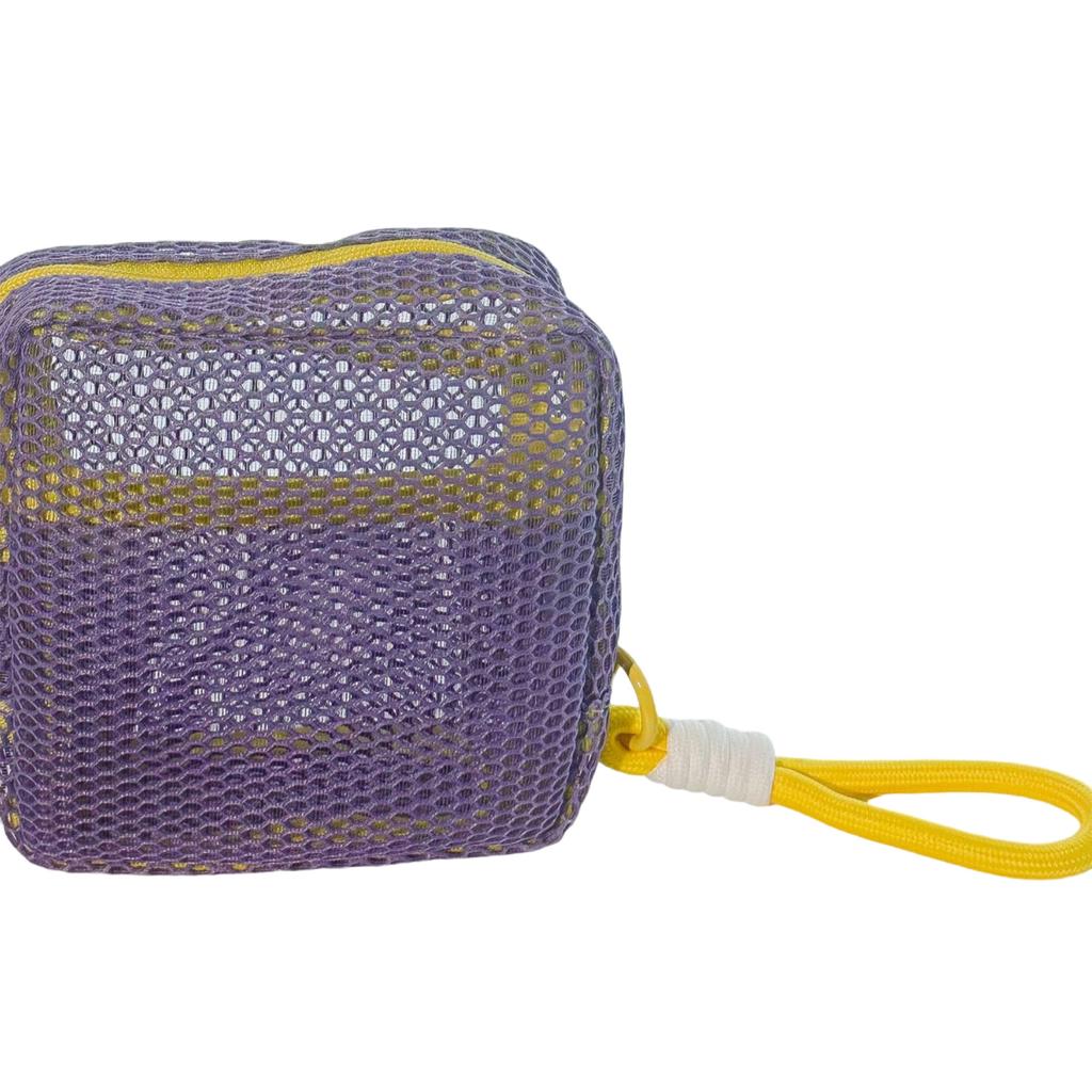 Dopamine Color Toiletry Holder Cosmetic Organizer for Travel or Daily Use Soft Texture Zippered Makeup Bag with Handle