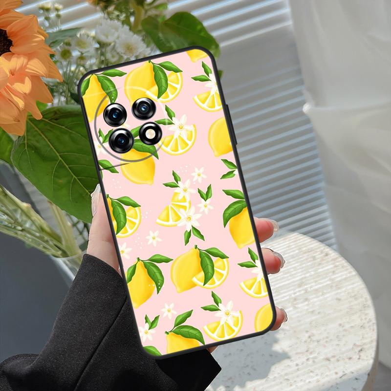 

Tropical Summer Fruit Lemon Case For OnePlus 10 Pro 15 13 12 11 13T 15R 13R 10R 10T 8T Nord CE 5 4 2 3 Lite N20 N30 Cover OnePlus 15R
