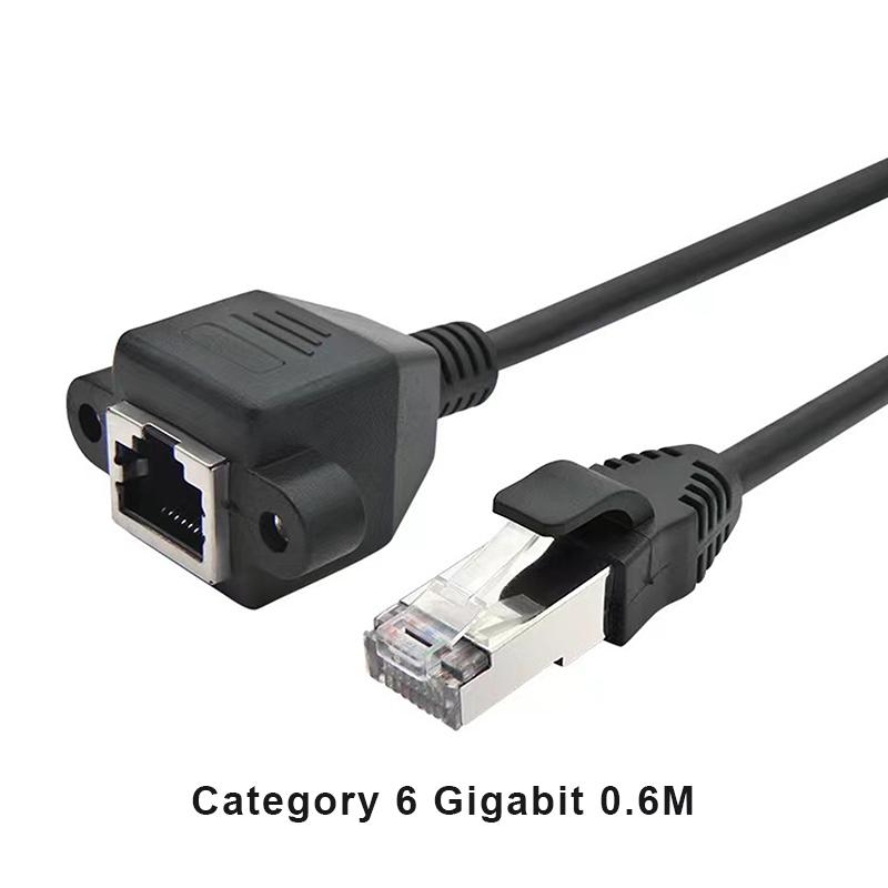 Cate5 Ethernet Cable Rj45 Up Down Left Right Angle Network Cable Patch Short Cord 0.3/0.5/0.6/1M