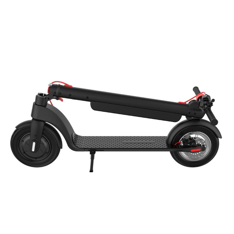 Alnsoor X8 Adult City Outdoor Electic Scooter 36V10AH Battery 350W Motor 10 Inch Road Tires Foldabe EScooter With Three second folding
