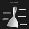  Stainless Steel Steak Spatula, Teppanyaki Spatula, Commercial Pizza Spatula, Pancake Spatula Cooking Spatula