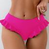JYL-SW066 Solid Lace Bikini Bottom, Pure Charm Stylish Swimwear For Ladies