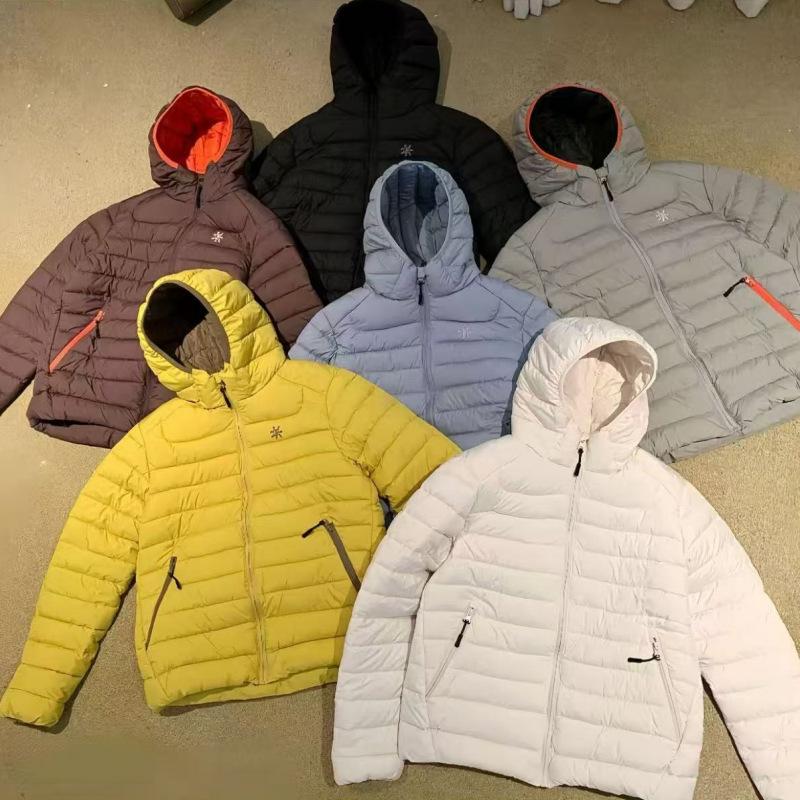Winter new light and thin hooded ribs cotton clothes women's short large size loose warm jacket cotton clothes