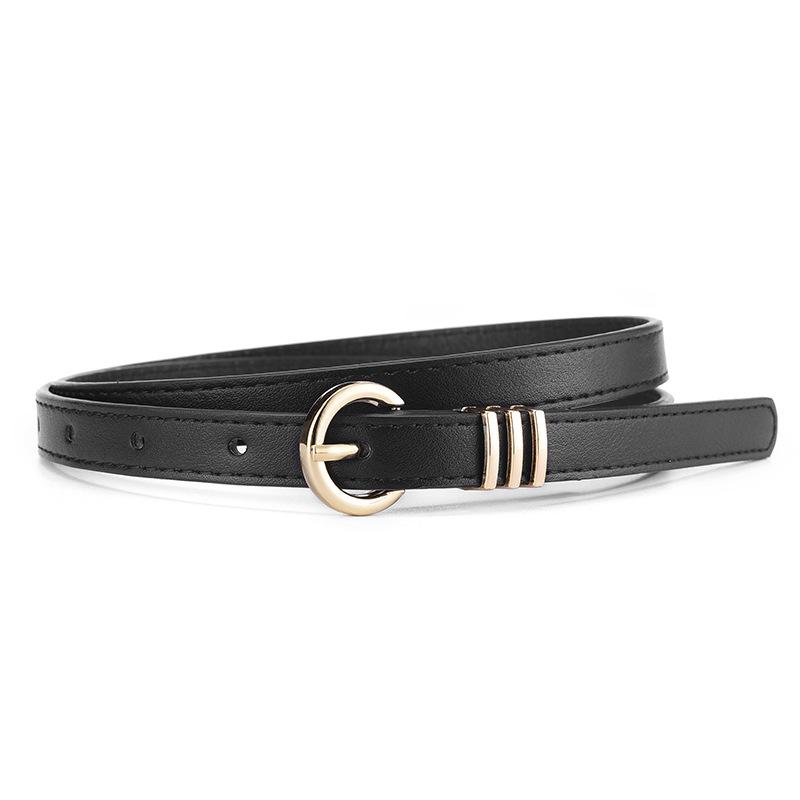 Women's Retro Slimming Leather Belt - High-End, Simple, Decorative Waist Belt for Jeans
