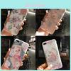 For 87 Iphone Plus X Flower Pattern 3d Cute Soft Case Silicone Tpu Back Cover