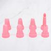1 Set Pastry Nozzle Kit Food Grade Safe Pink DIY Baking Cake Decorating Syringe for Kitchen