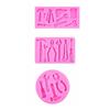 Flexible Silicone Silicone Fondant Mold Hammer Spanner Design Fondant Topper Mold  DIY Projects