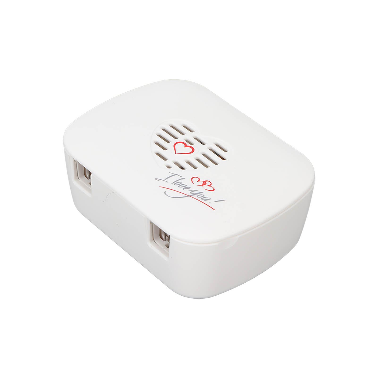 

УФ-очиститель зубных щеток, настенный USB-зарядка, 2 слота, держатель для чистки зубных щеток в ванной комнате