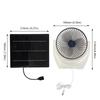 Solar Panel Fan Portable Solar Fan with USB Solar Powered Camping Fan Solar Charger Desk Fan for Outdoor Camping Hiking