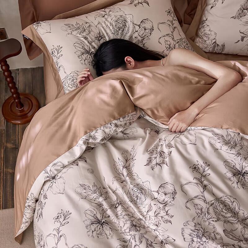 

Dohia 50-Count All-Cotton French Style 4-Piece Bedding Set