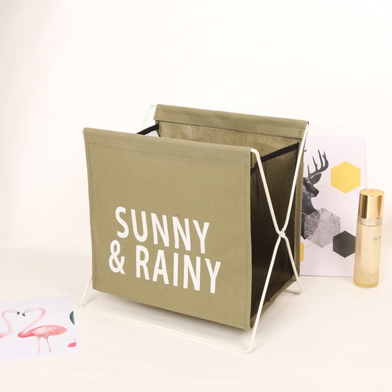 Foldable Large-Capacity Nordic Style Fabric Laundry Basket 32x20x26 cm