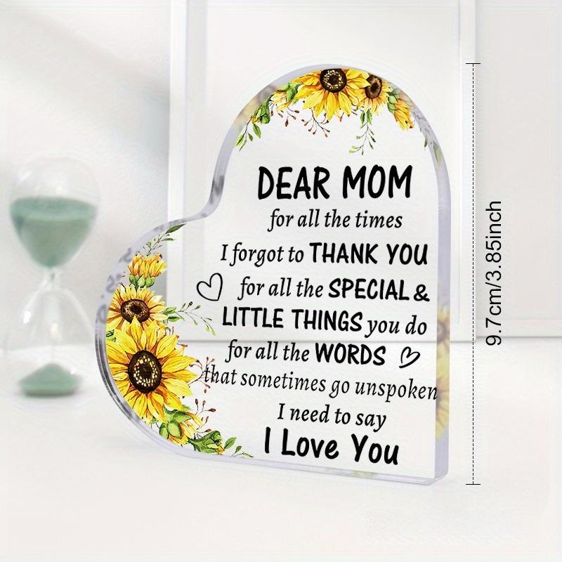 2D Flat, Acrylic Creative Thanksgiving Decorative Plaque, Sunflower Pattern Design, Suitable for Wall Decoration, Porch, Room, Villa, Accents Home, Ha