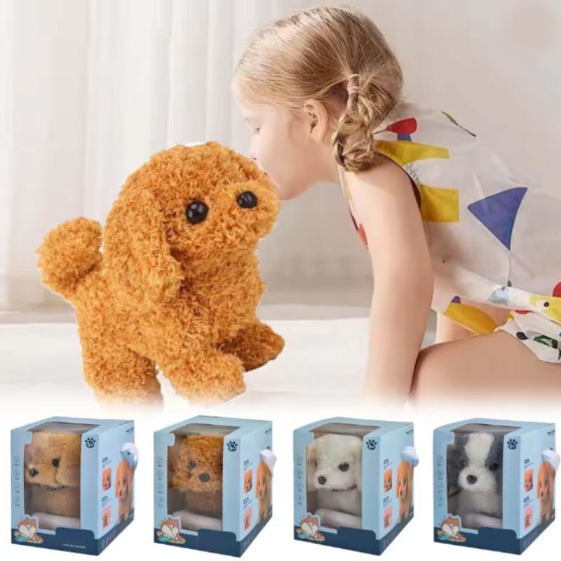 Poodle Saint Bernard Golden Retriever Kid Interaction Pet Toys Can Walk And Bark For Kids And Pets Play