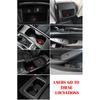 Auovo 17Pcs Anti-Dust Mats For Honda Accord Accessories 2018     Interior Car Cup Holder Erts,Center Console Liner,Door Pocket Liner Mat(Black)