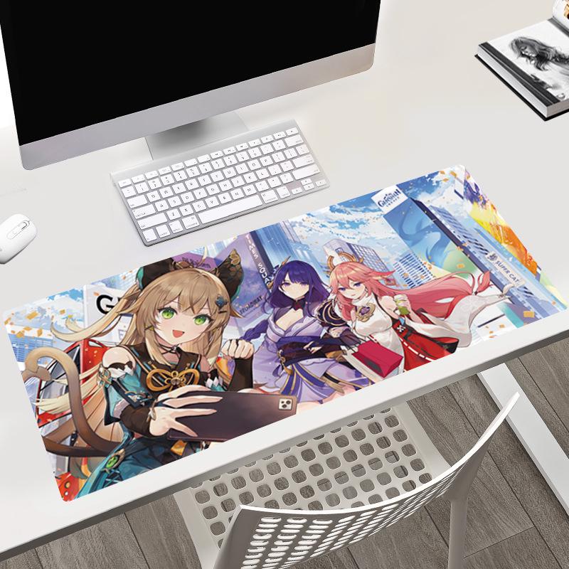Genshin Impact Large Anime Gaming Mouse Desk Pad