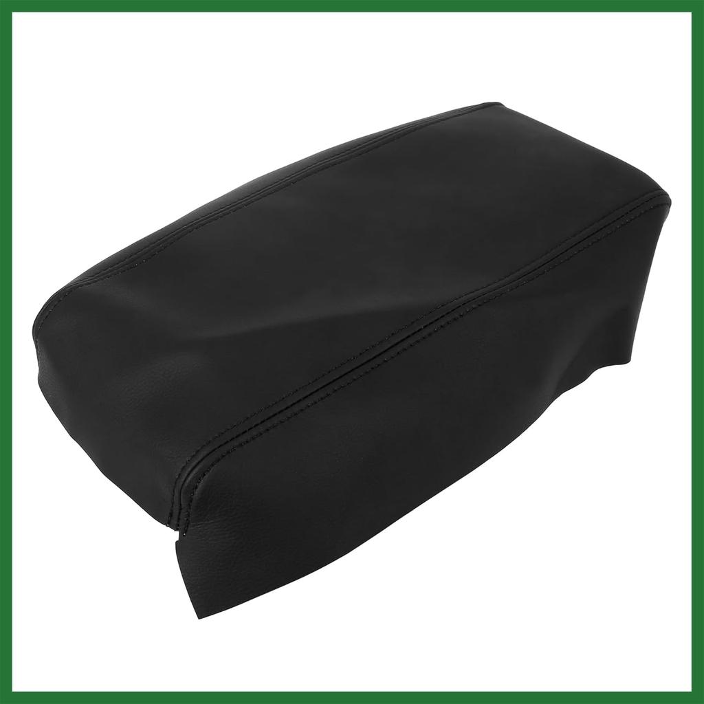 Motoforti Car Center Console Lid Armrest Seat Box Cover Protector Replacement Microfiber Leather for Toyota Prius 2004-2009 Black Long-Lasting