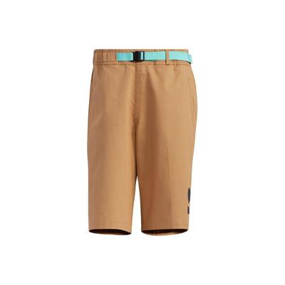 Outdoor Sport Badge Contrast Waistband Shorts Men Bottoms Cardboard-Yellow GP0838