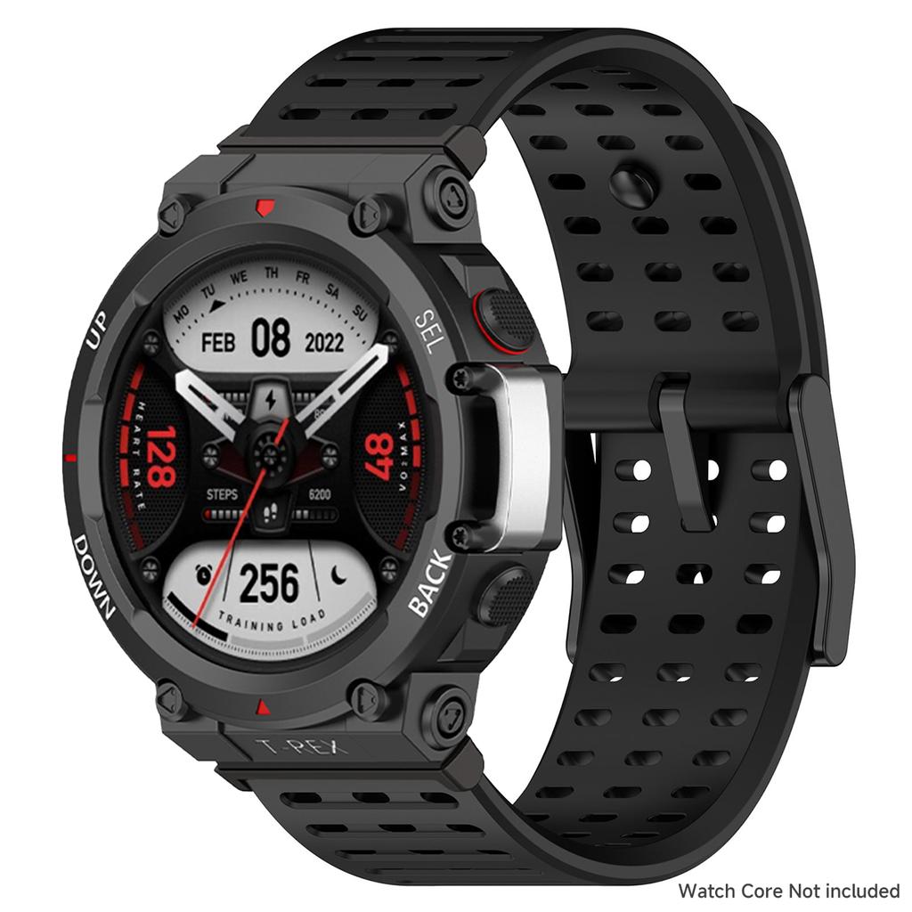 Breathable Silicone Strap for Huami Watch Amazfit T-Rex 3 T-Rex2 Sport Band for Amazfit T-Rex Pro/ultra Martwatch Bracelet