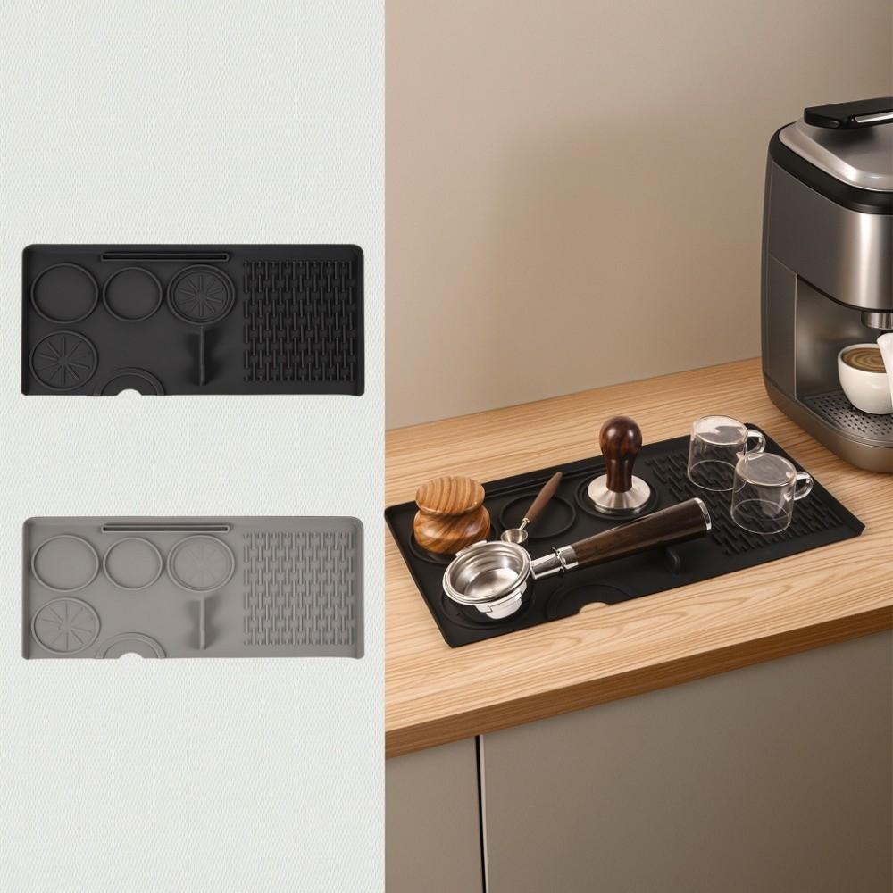 Waterproof Coffee Tamper Mat Silicone Tamping Cushion Coffeeware Espresso Tamping Mat  Cafe Use