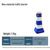 Road Safety Reflective Blue and White Anti-collision Barrel Guardrail Fence