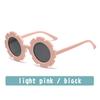 Boys And Girls Trend Outdoor Product Eyewear Vintage Children Sunglasses Sun Glasses Flower Shape