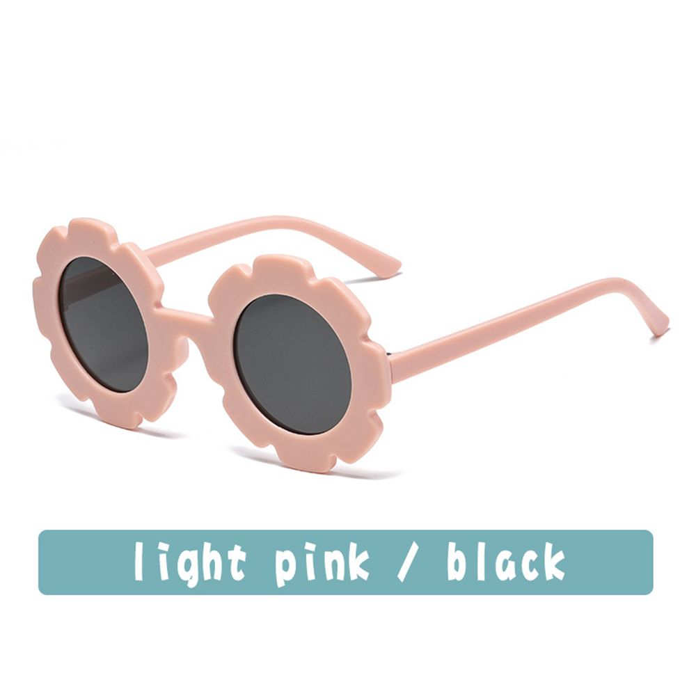 Boys And Girls Trend Outdoor Product Eyewear Vintage Children Sunglasses Sun Glasses Flower Shape