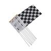 Car Racing Cheer Race Flag Racing Polyester Flags Waving Flags Racer Checkered Flags Check Flag