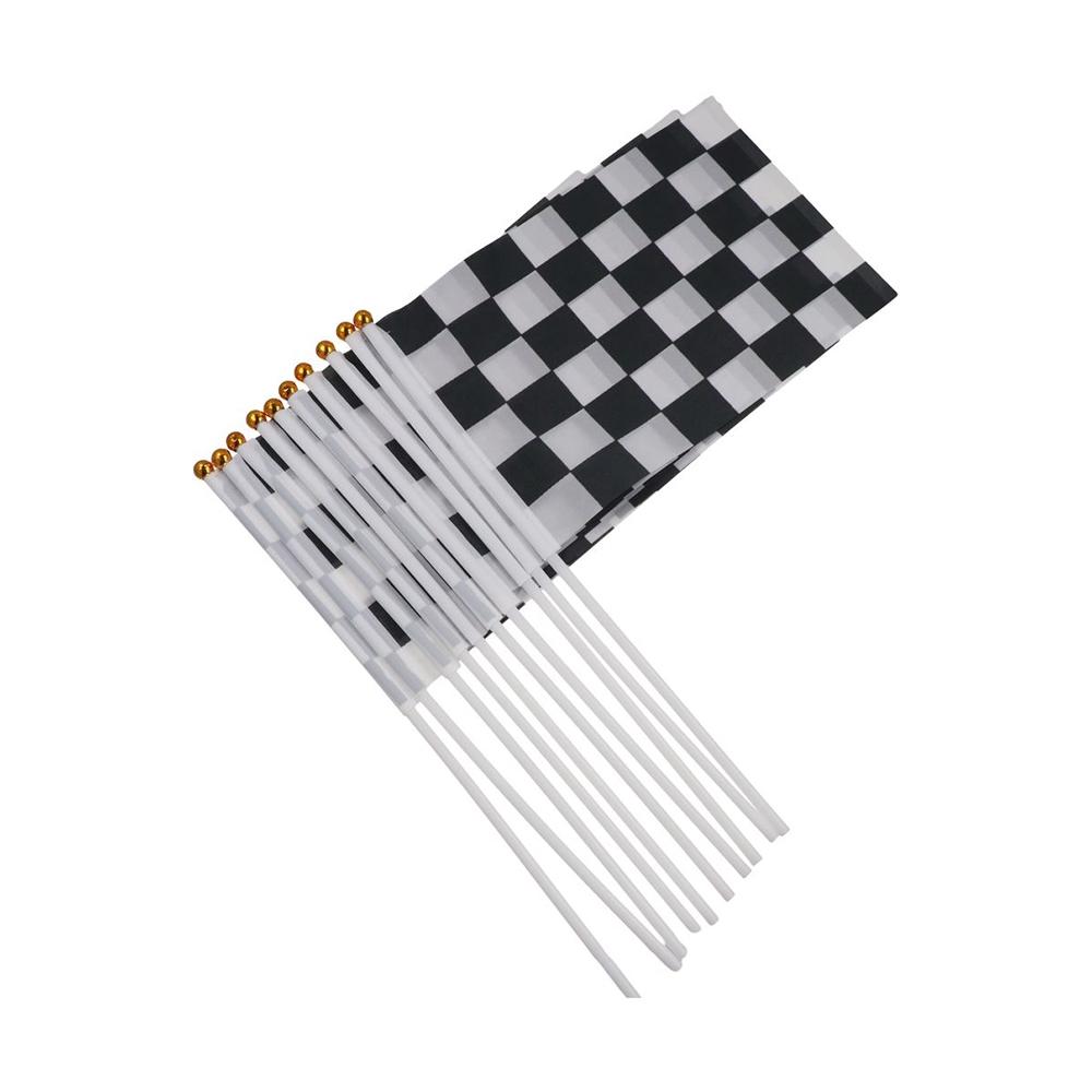 Car Racing Cheer Race Flag Racing Polyester Flags Waving Flags Racer Checkered Flags Check Flag