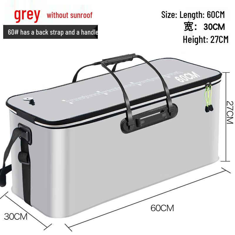Foldable EVA Fishing Live Bait Bucket