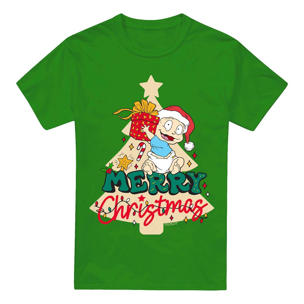 Rugrats Mens Merry Christmas Tommy Pickles T-Shirt