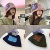 Hat Versatile Style Retro Sweet Womens Warm Knitted Fishermans Hatscaps