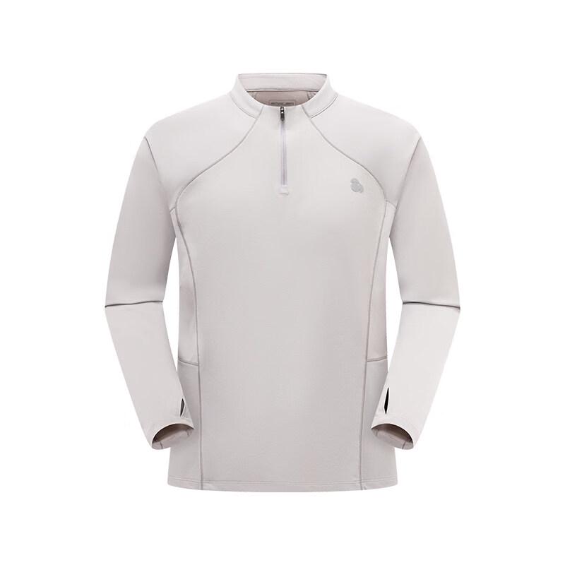 SCALER Men's Outdoor Quick-Dry Long-Sleeve T-Shirt with Stand Collar