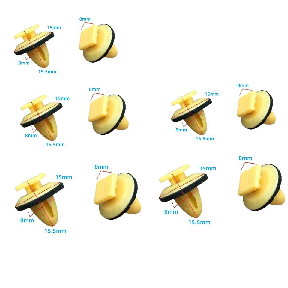 09630010 Front door inner triangle guard fixing buckle suitable for Great Wall HAVAL H6 H2 M6 10PCS