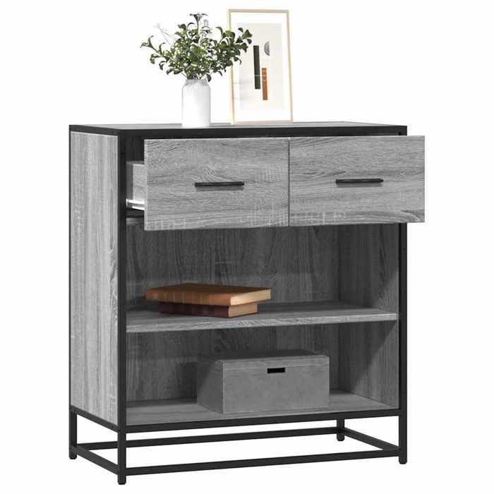 VidaXL Buffet Sonoma Grey 68x35x76 Cm Engineered Wood, Storage Cabinet, Entryway Furniture, Accent Furniture, Furniture of 848987
