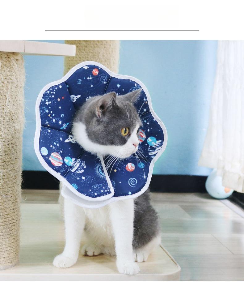 Popular Cat Collar Waterproof Lick proof Sterilized Pet Head Cover Folding Neck Ring Cat and Dog Collar