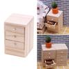 Fashionable Dollhouses Miniature Bedside Cabinet 1 12 Scale Furniture and Portable Accessory for Hobbyists Daily Use