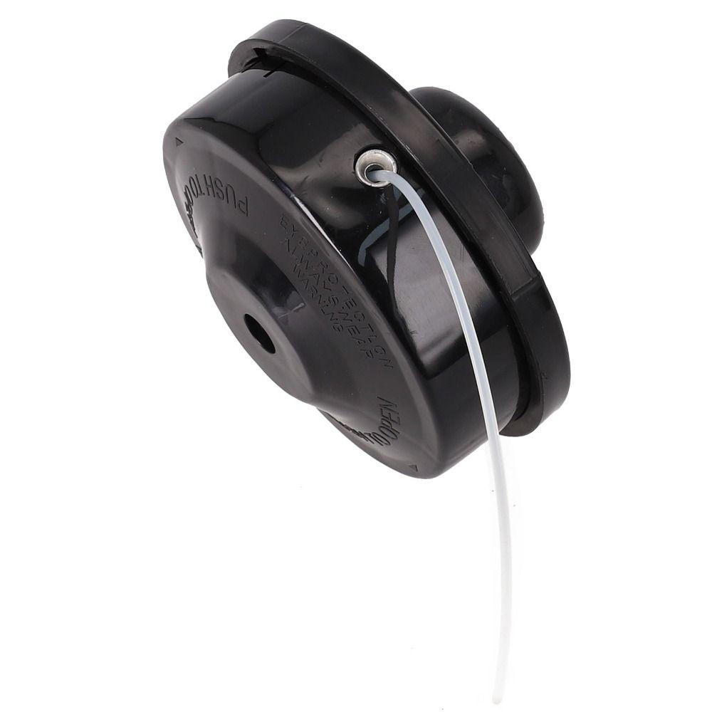 Time-saving Grass Trimmer Head Replacement Hardened Plastic Easy To Install Lawn Mower Head Durable Practical
