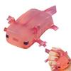 Translucent Axolotl Squeeze Toy Cute Axolotl Squeeze Toy Pink Pixel Style Stress Relief Fidget Toy Soft Gift For Kids Adults