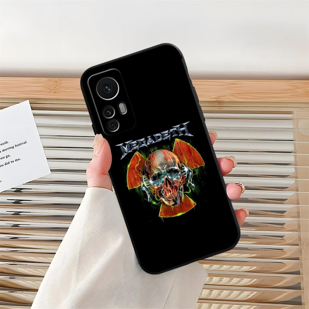 M-MegadethS Logo Skull Metal Phone Case For Xiaomi 15 13 14 10 12 11 Pro POCO F6 X6 X3 F5 X5 Pro Lite Ultra Shell Coque
